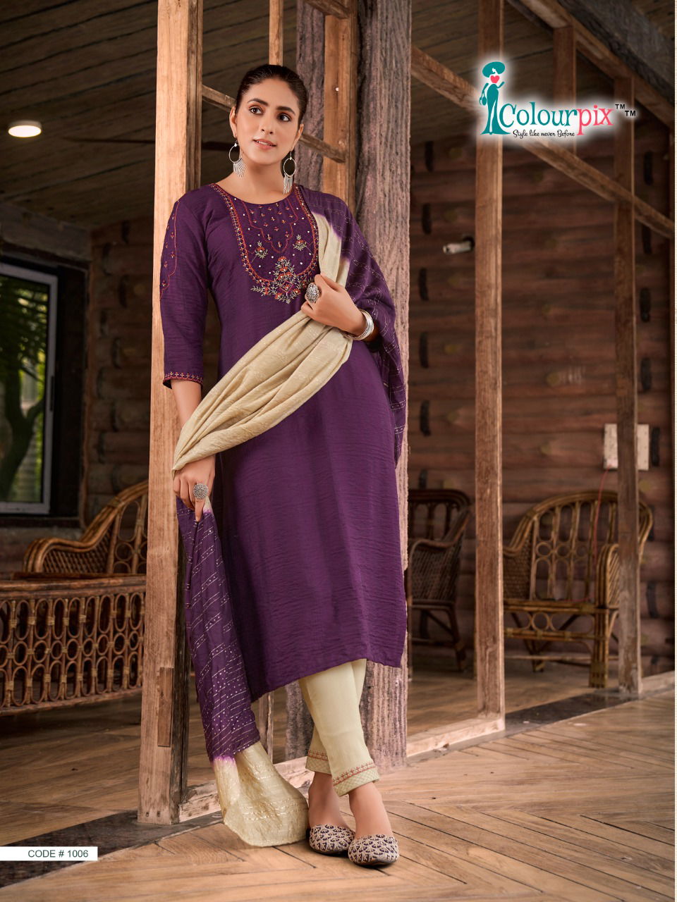 Colourpix Manohari 1 Fancy Wear Wholesale Kurti With Bottom Dupatta Collection 